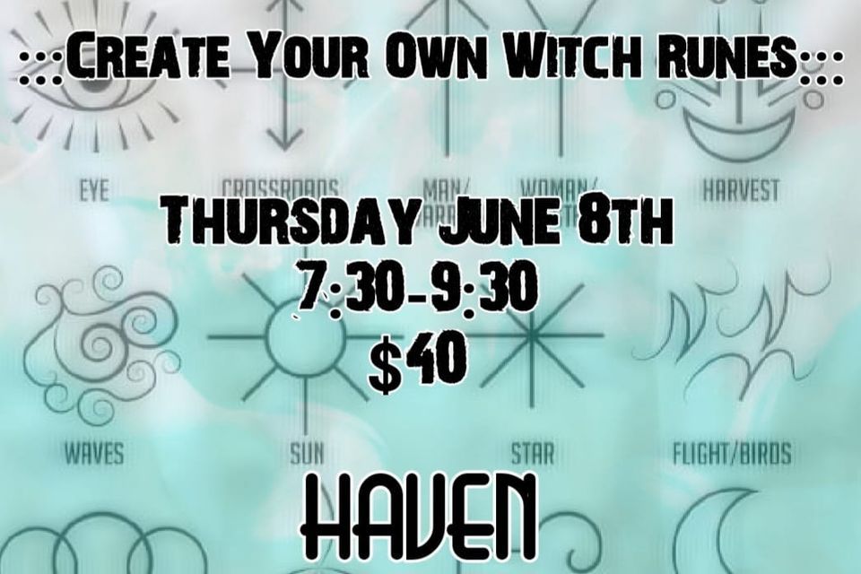 Create your own set of Witch Runes!