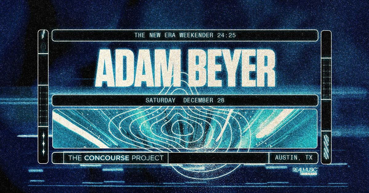 Adam Beyer \u2014 The New Era Weekender | Austin