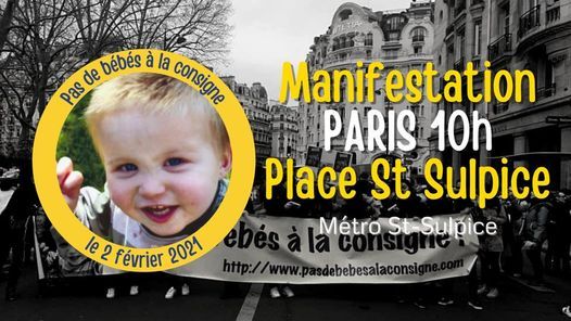 Manifestation A Paris Depart Place Saint Sulpice Place Saint Sulpice Paris France 2 February 21