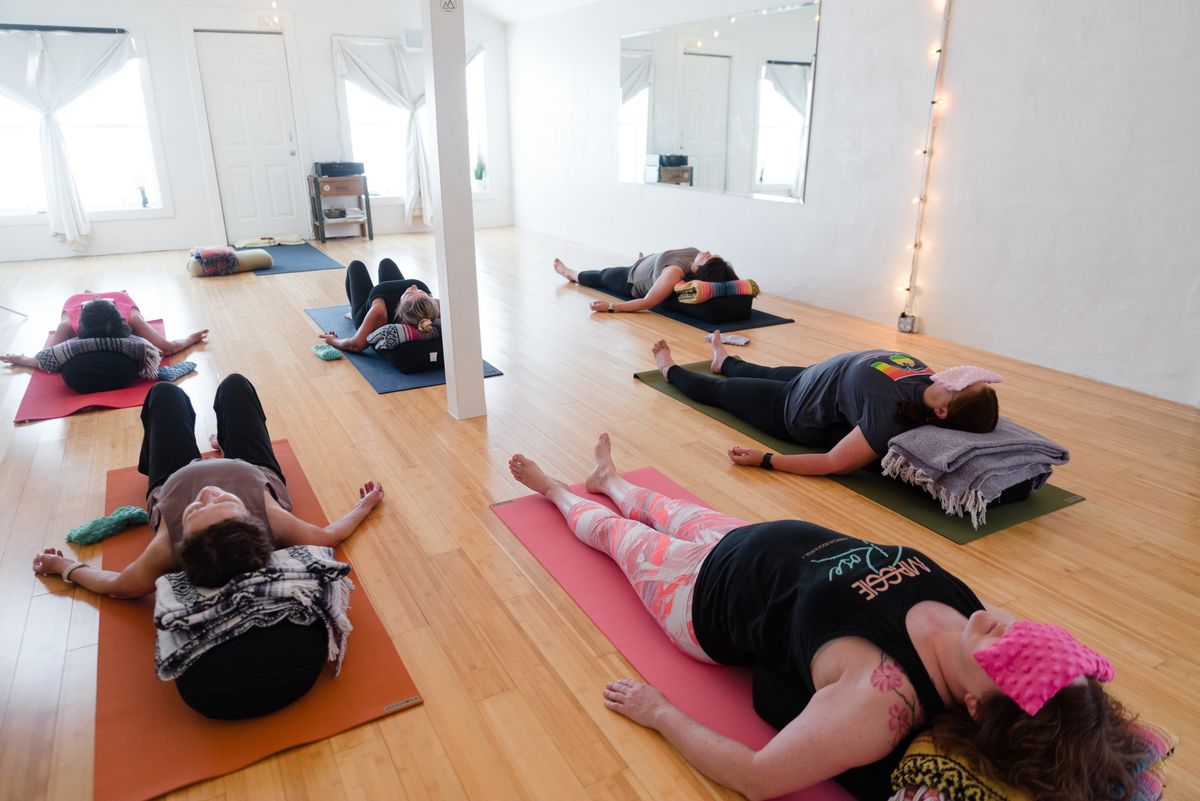 First Thursdays: Restorative Yoga