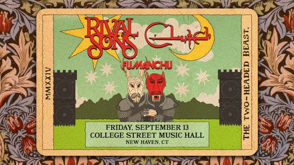 Rival Sons & Clutch: The Two-Headed Beast Tour at College Street Music Hall (New Haven)