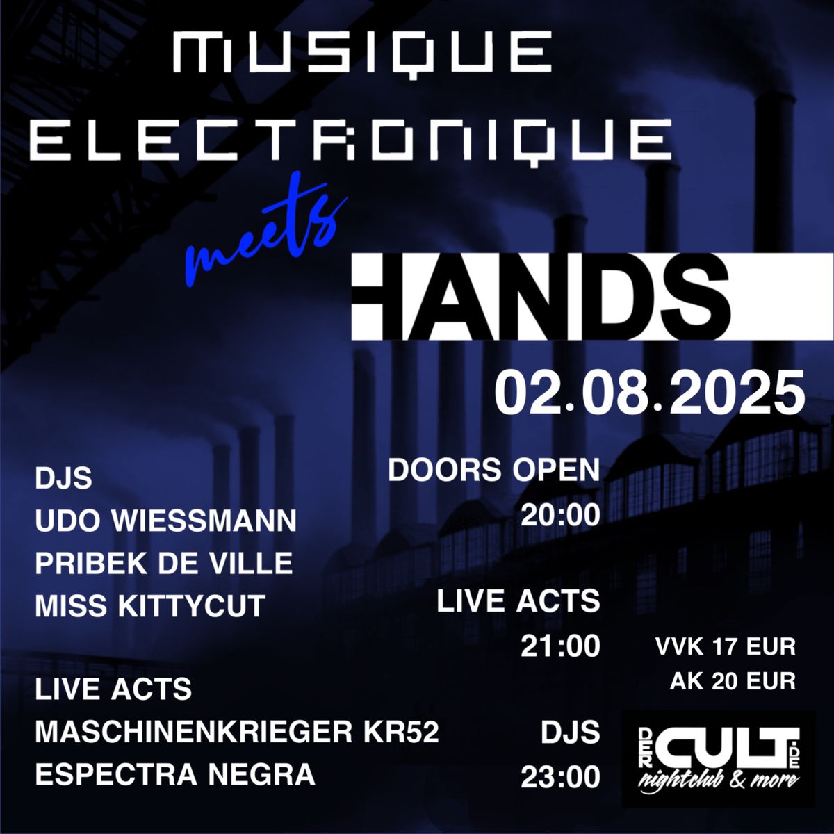 MUSIQUE ELECTRONIQUE meets HANDS