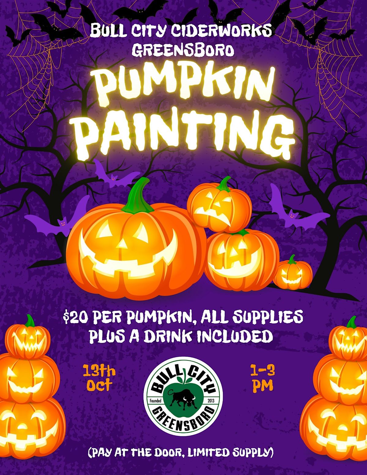 Pumpkin Painting (Ciderworks Greensboro)