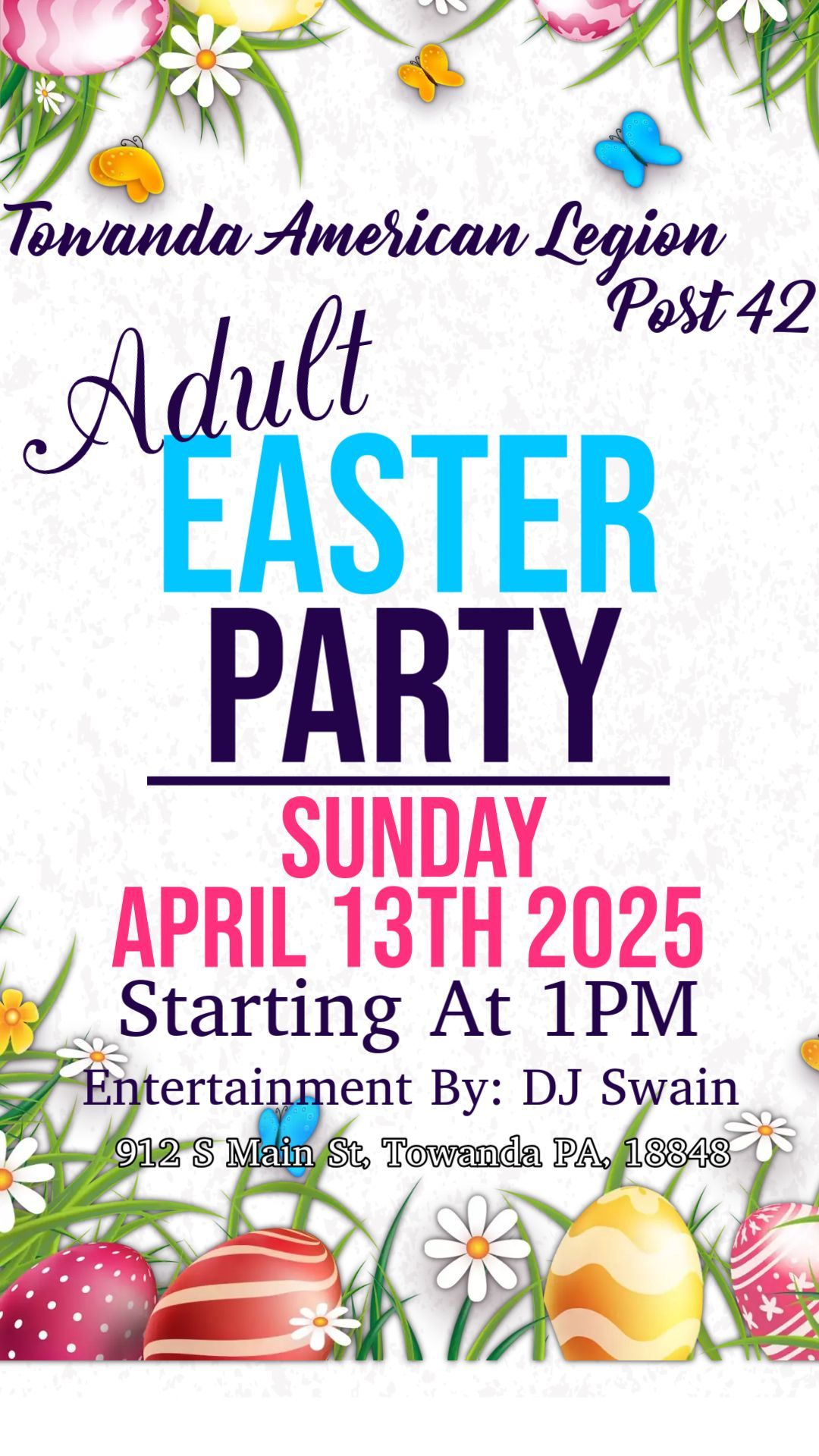 Towanda American Legion adult Easter party 