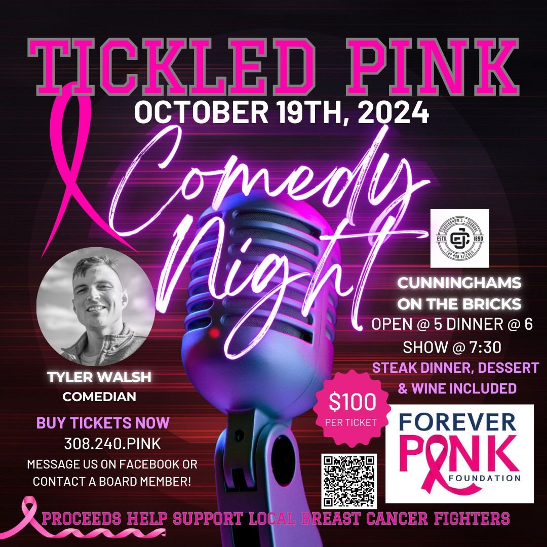 Forever Pink Foundation presents Tickled Pink Comedy Night with comedian Tyler Walsh