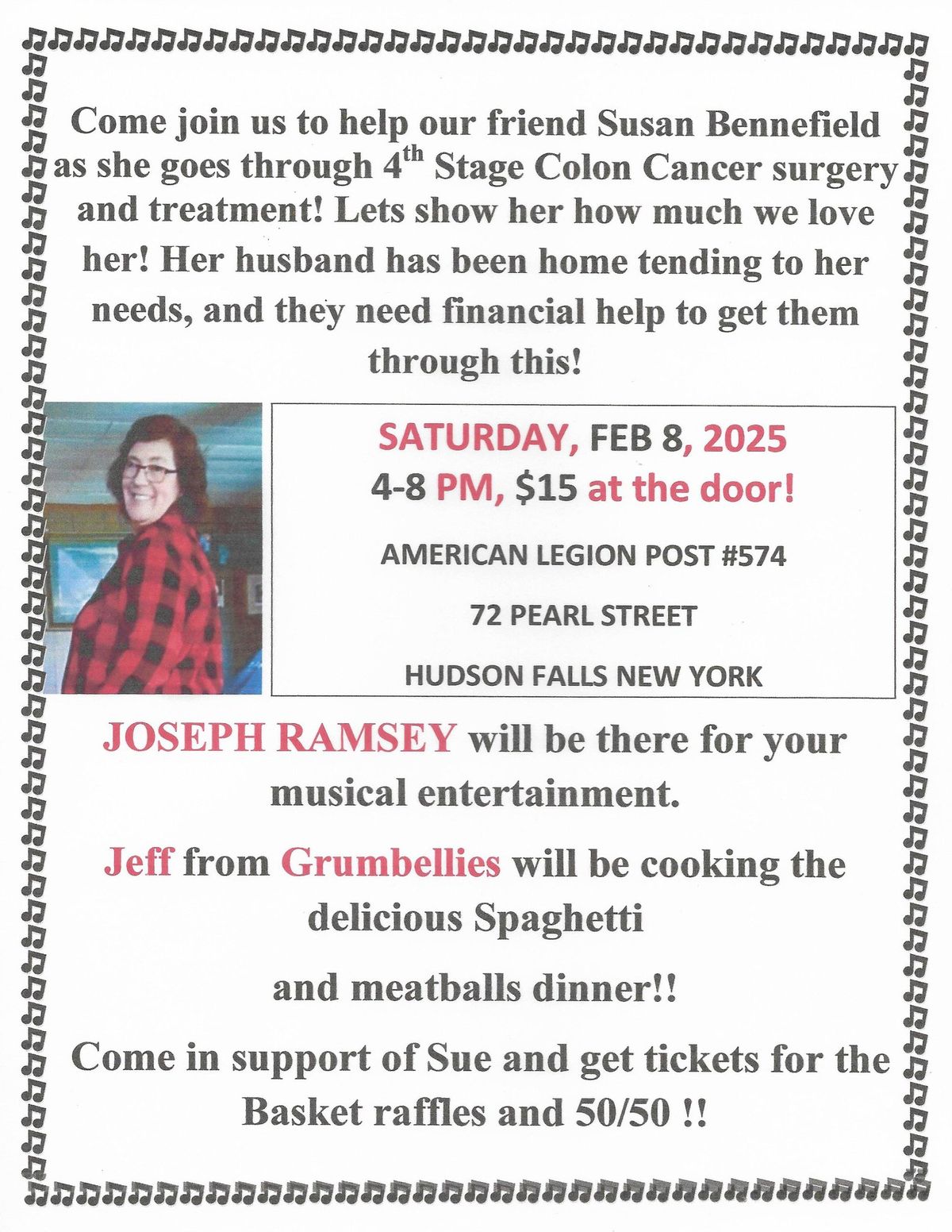 Susan Bennefield Cancer Benefit