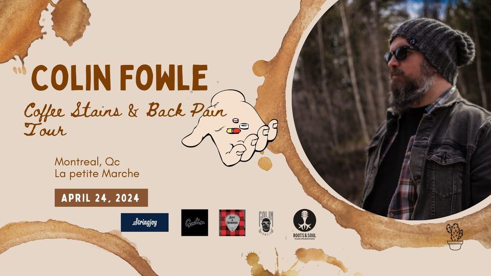 Colin Fowlie- On tour- Montreal, QC