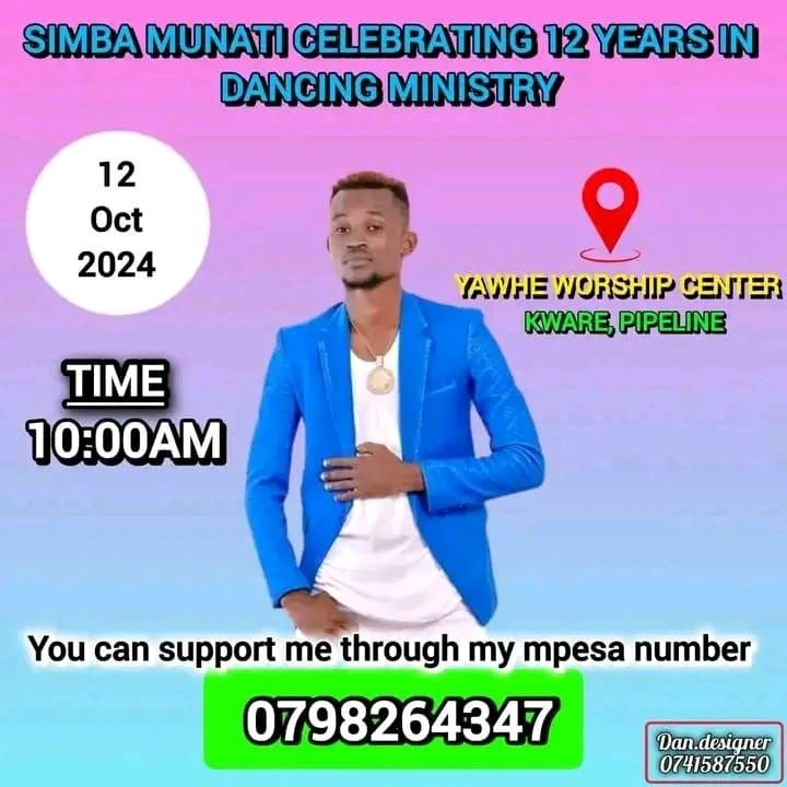 simba munati celebrating 12 years in dancing ministry 