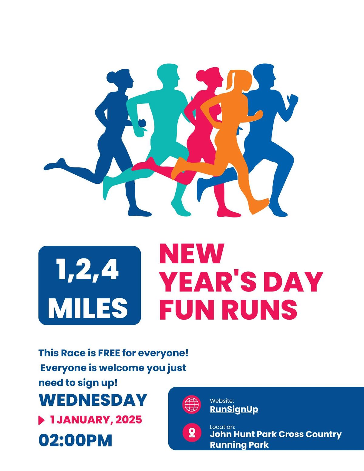 Concurrent New Year's Day Fun Runs