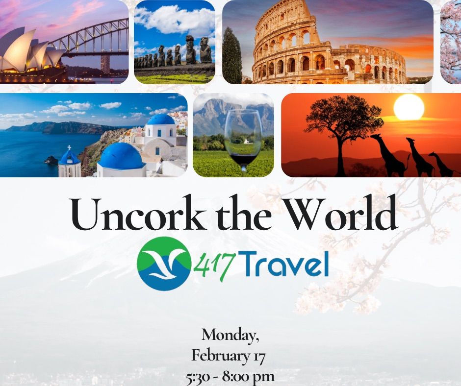 Uncork the World with 417 Travel & Globus