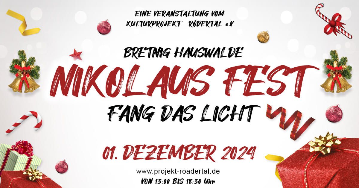 Nikolausfest - Fang das Licht im Rittergut Bretnig 