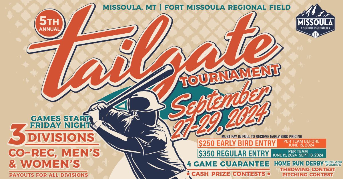 2024 5th Annual Tailgate Softball Tournament
