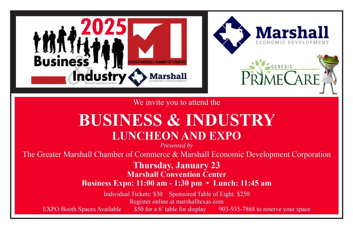 2025 Business and Industry Luncheon & Expo