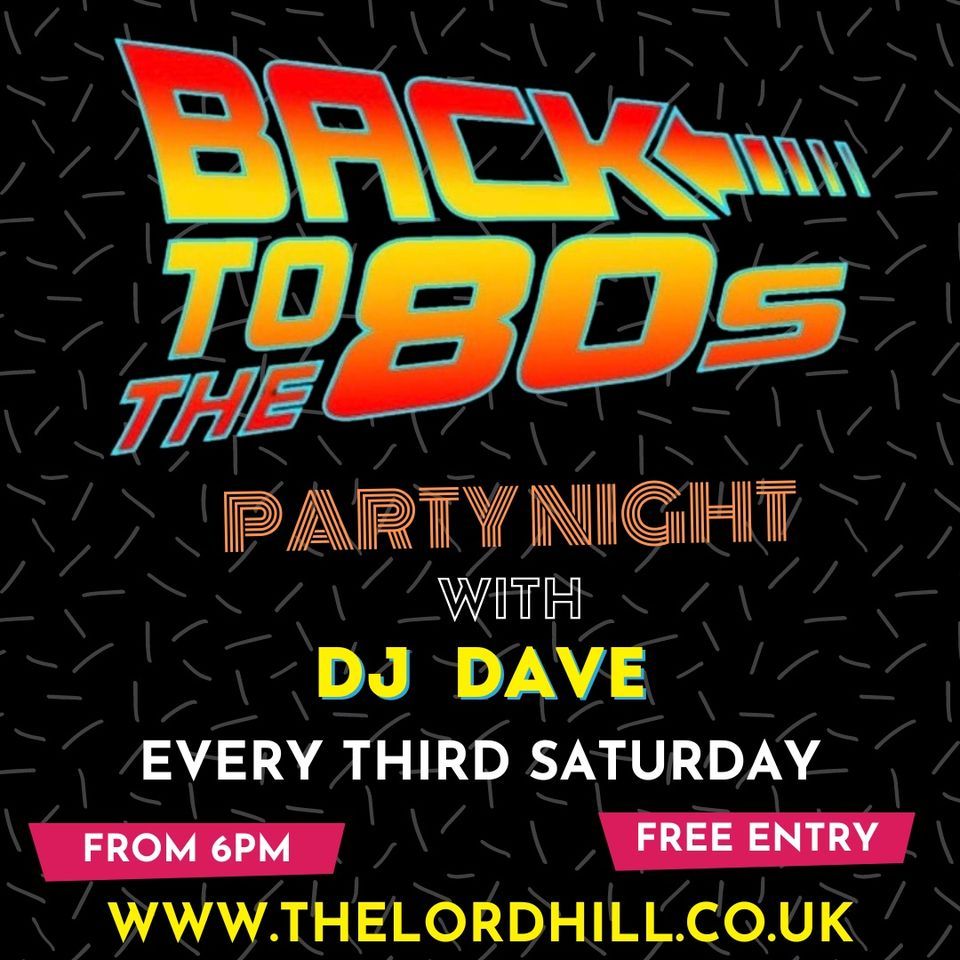 Back to The 80s PARTY NIGHT