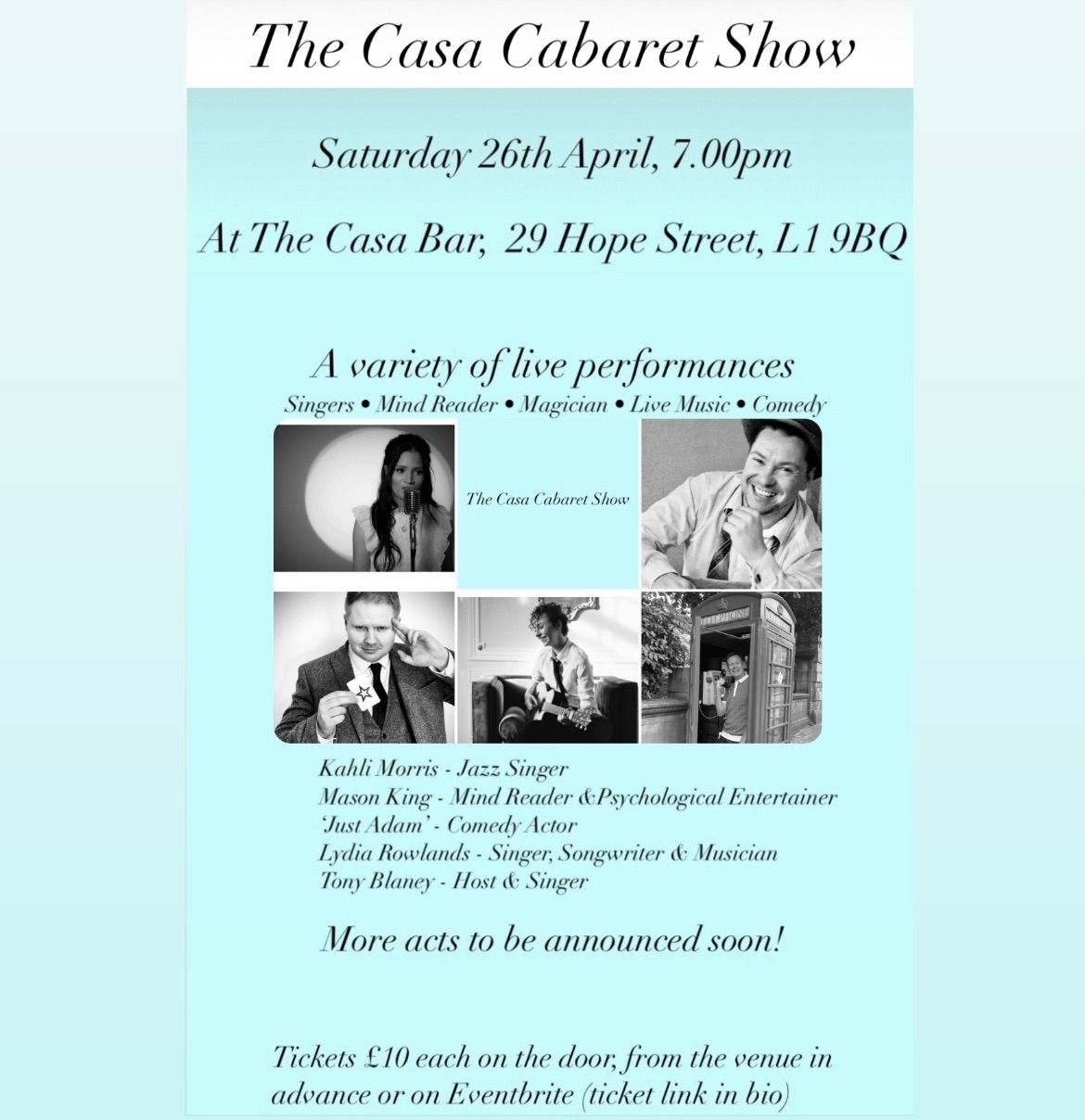 The Casa Cabaret Show