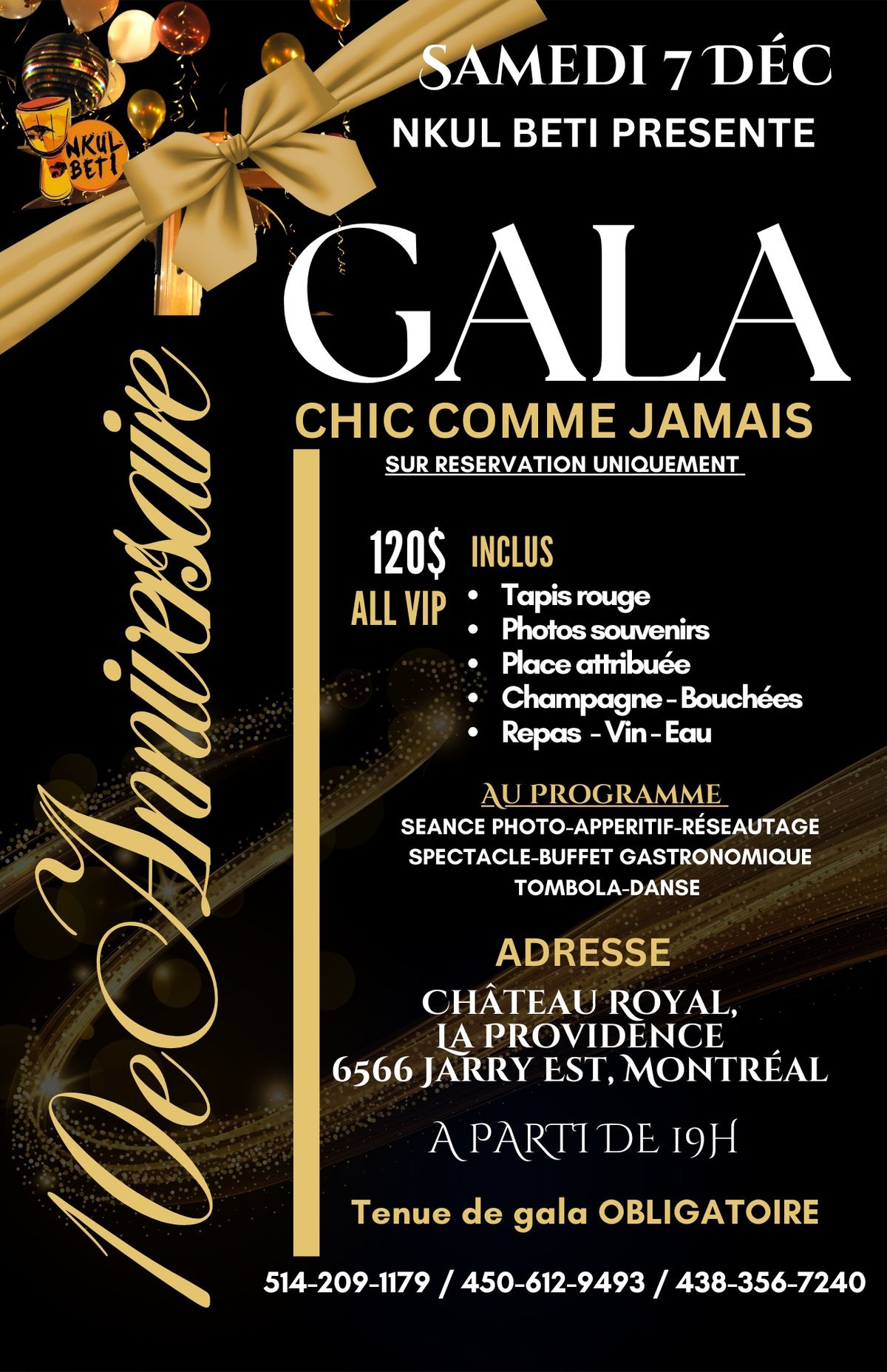 GALA CHIC COMME JAMAIS 