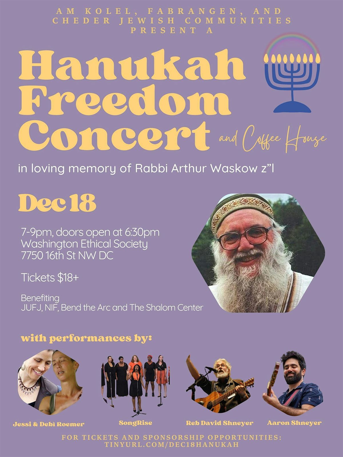 Hanukah Freedom Concert and Coffee House