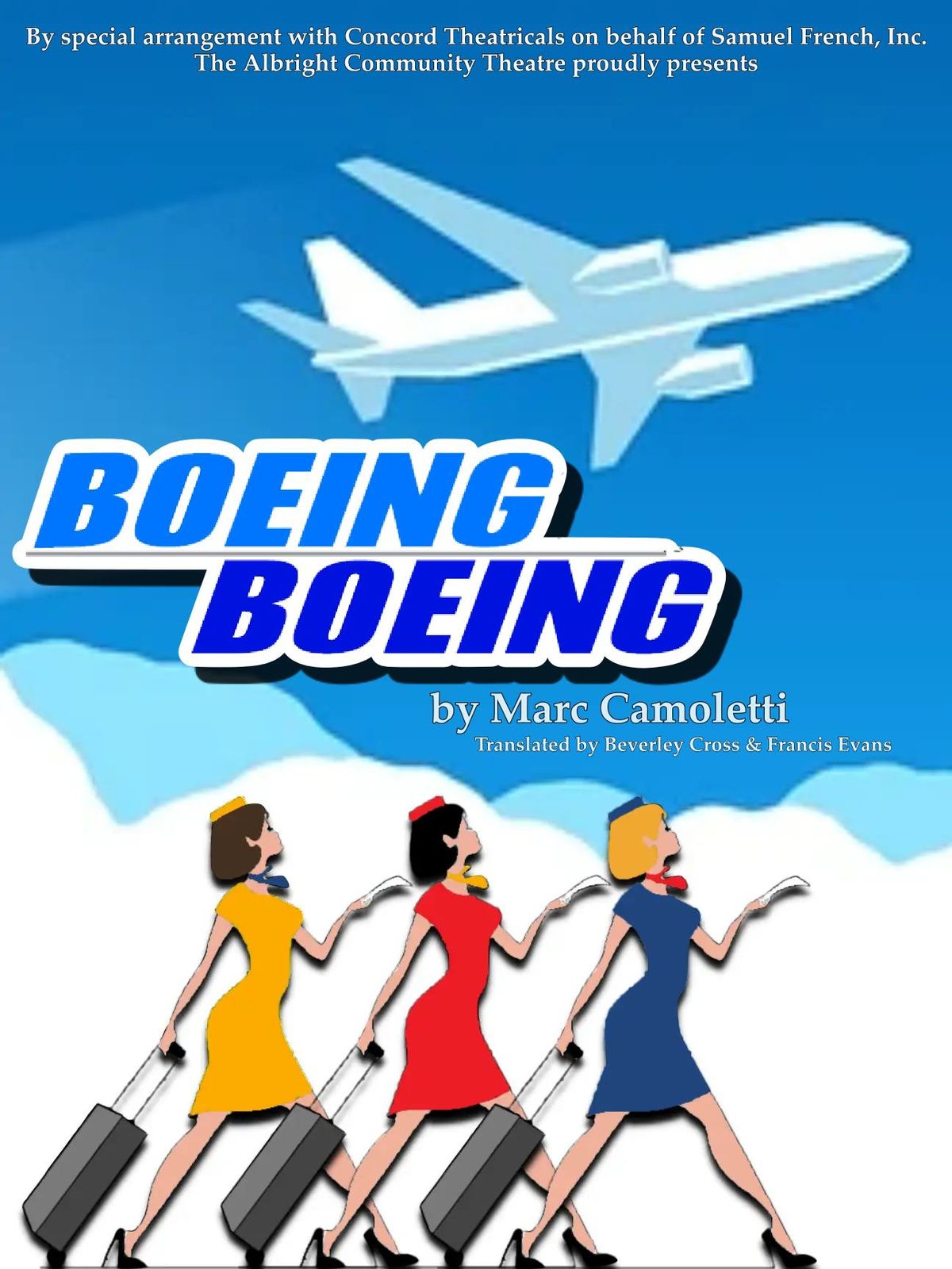 AUDITIONS for "Boeing Boeing" by Marc Camoletti