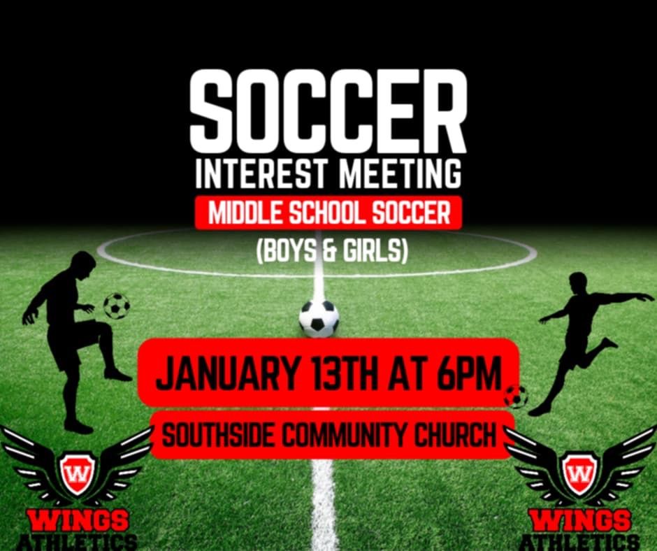 Middle School Soccer Season Interest Meeting