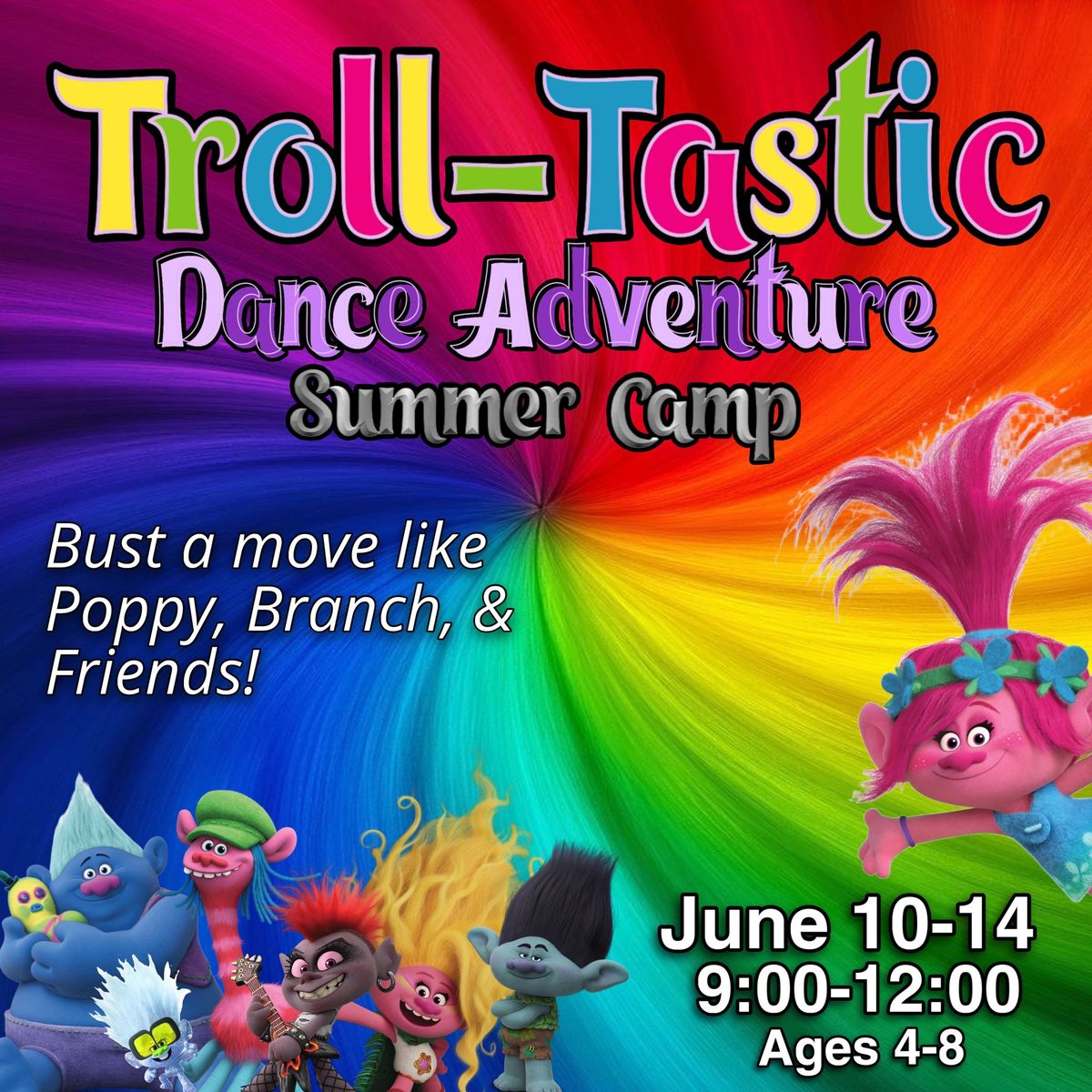 Troll-Tastic Dance Adventure Summer Camp