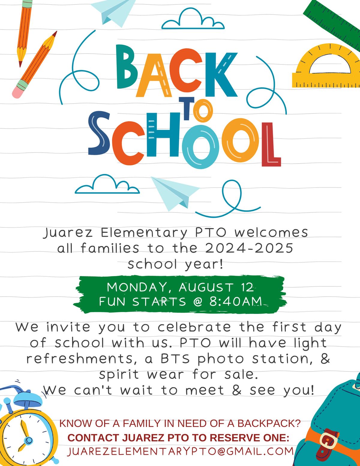 PTO Back to School