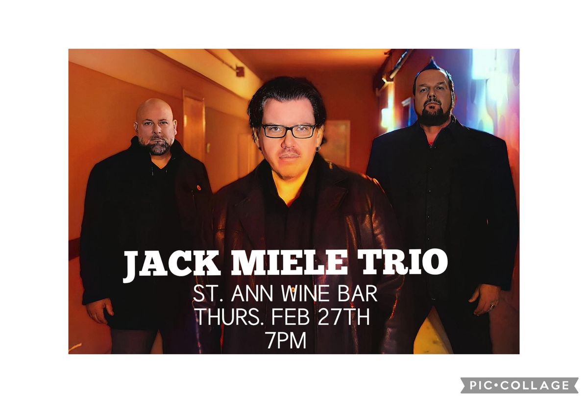 Jack Miele Trio