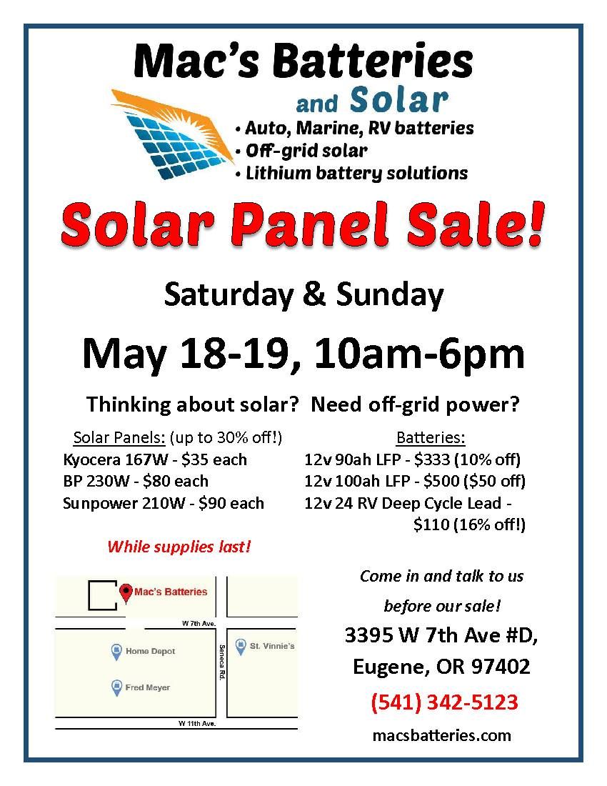 Solar Parking Lot Sale