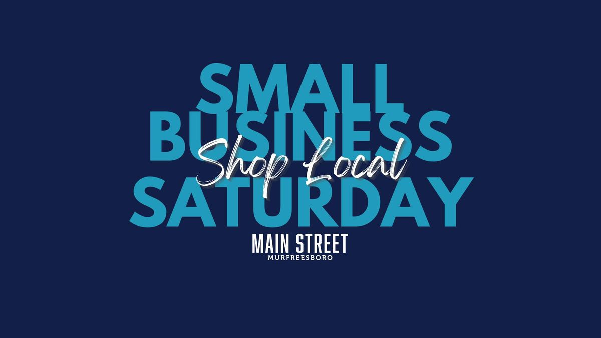 Shop Small Saturday