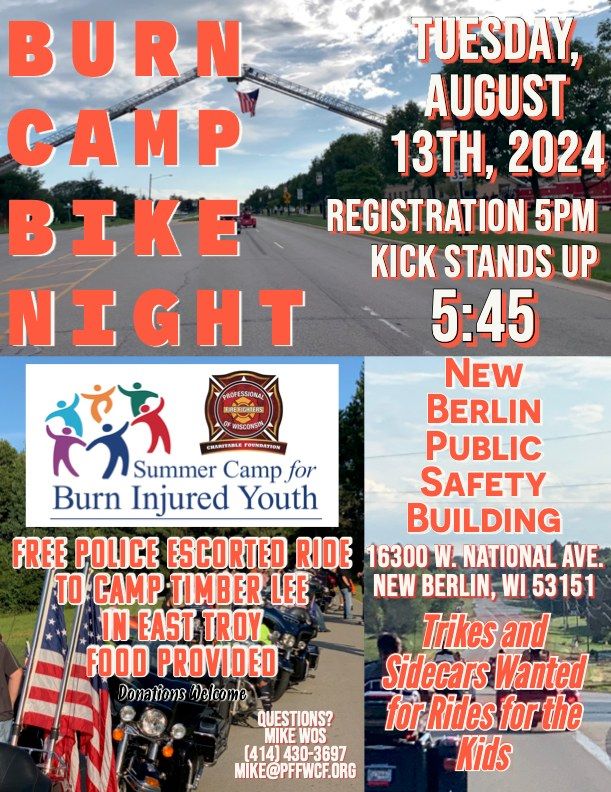 2024 Ride to Burn Camp \/ Burn Camp Bike Night