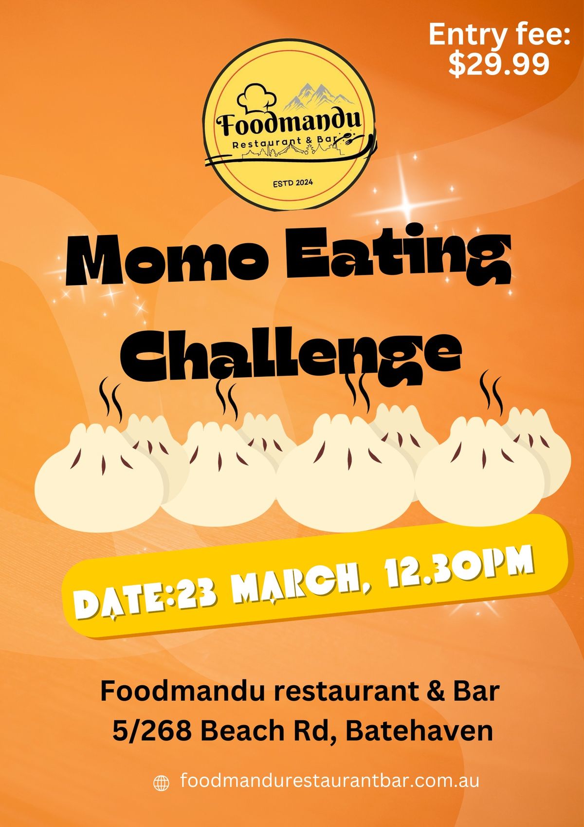 Foodmandu\u2019s Momo Eating Challenge!