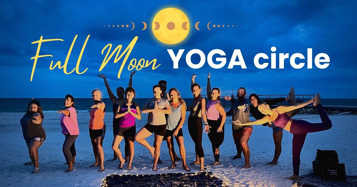 Full Moon Beach Yoga Circle \ud83c\udf15 June 