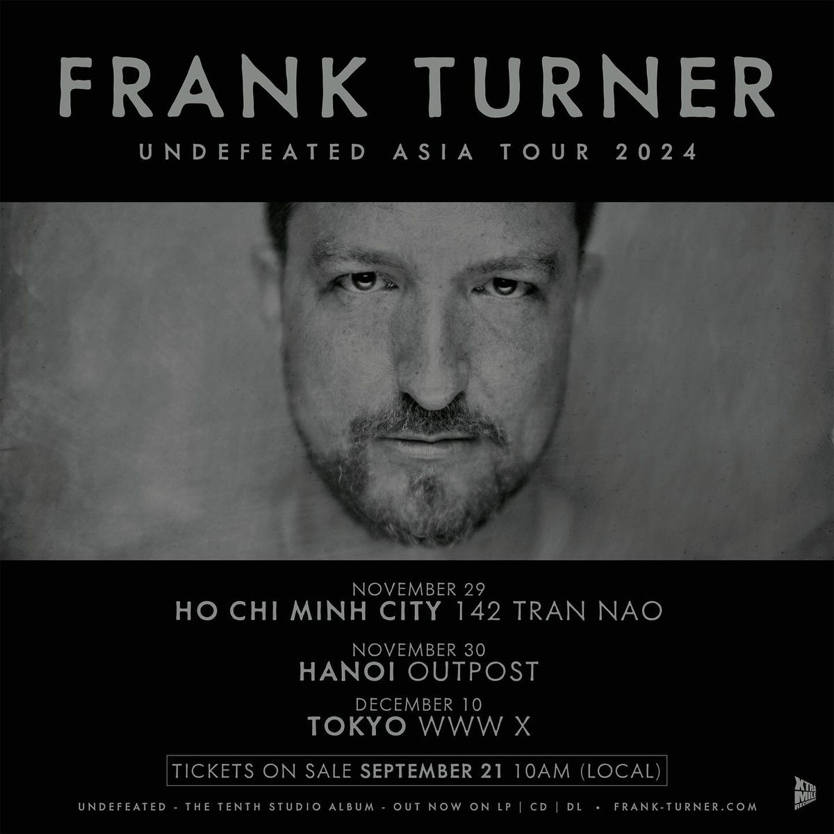 Loud Minority presents FRANK TURNER live in Hanoi