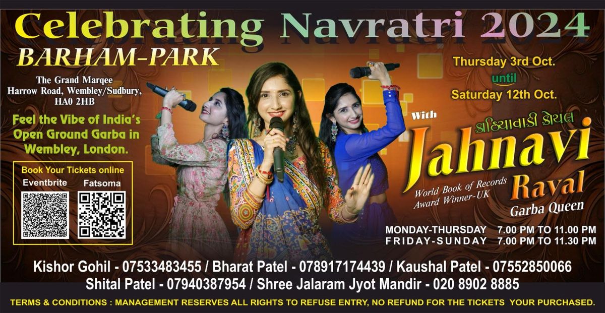 Navaratri in Barham Park 2024