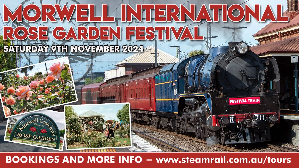 Morwell Rose Garden Festival - Saturday 9th November 2024