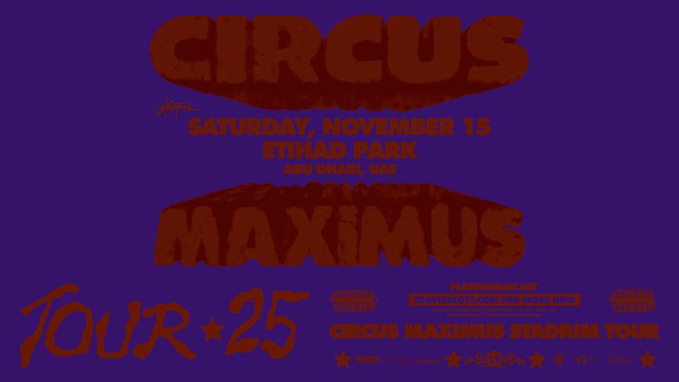 Travis Scott - Circus Maximus Tour 2025