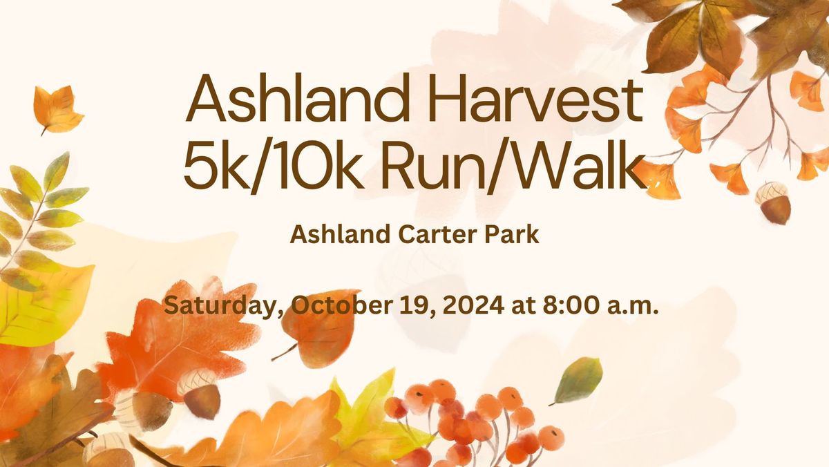 Ashland Harvest 10k\/5k Run\/Walk