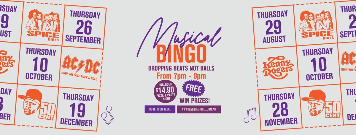 MUSICAL BINGO \ud83c\udfb5 