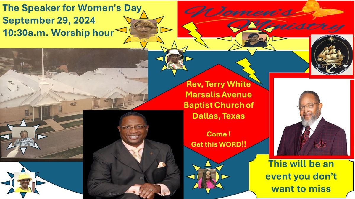 Woman's Day Worship & Celebration Sunday 