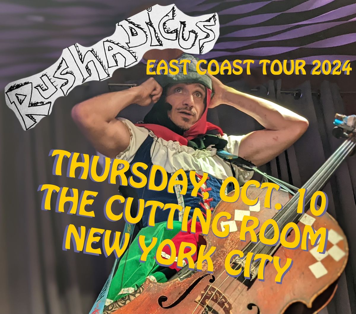 Rushadicus, The Cello Goblin, at The Cutting Room