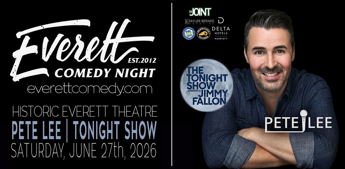 Pete Lee in Everett! Premier Stand-Up Comedy!