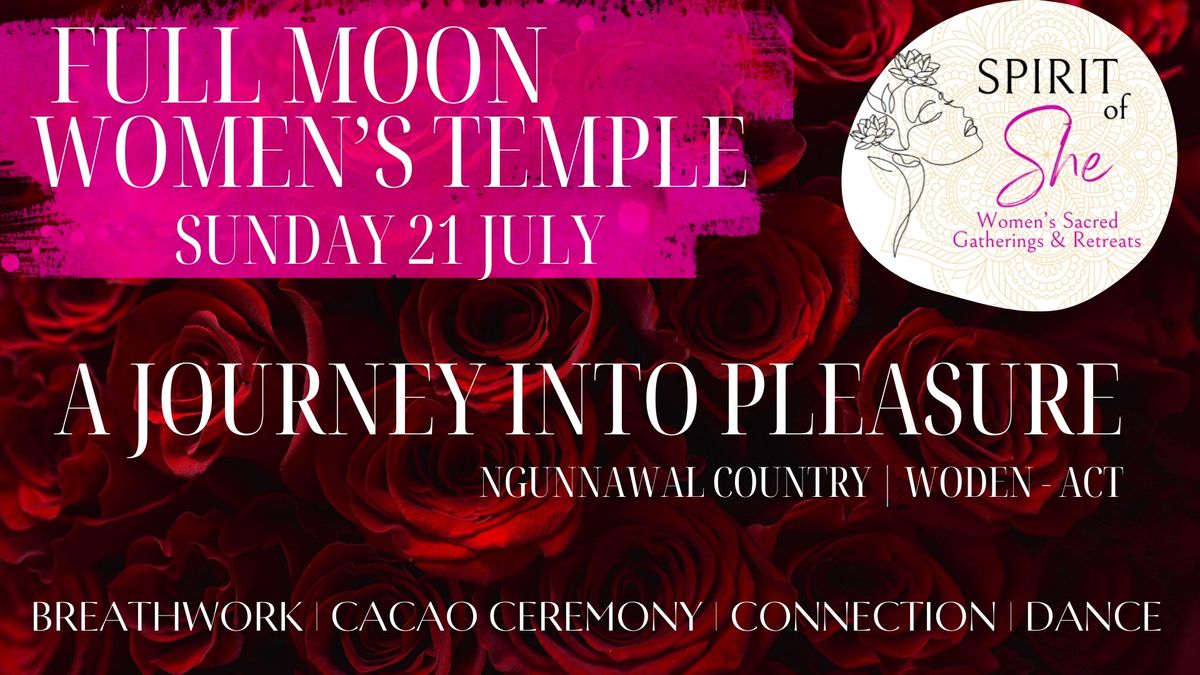 A Journey into Pleasure - Full Moon Women's Breathwork Gathering - with Cacao Ceremony and Dance