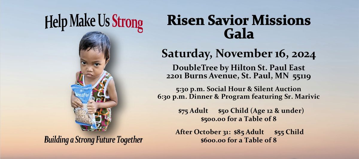 Risen Savior Missions 2024 Gala