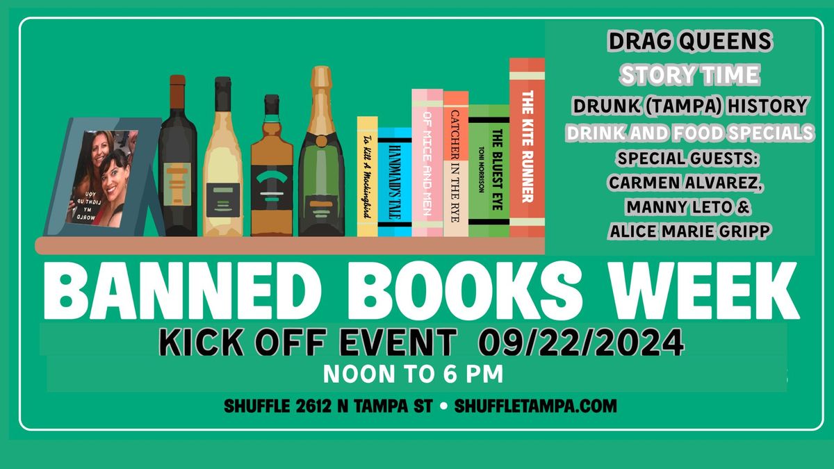 Kick Off Banned Books Week at Shuffle