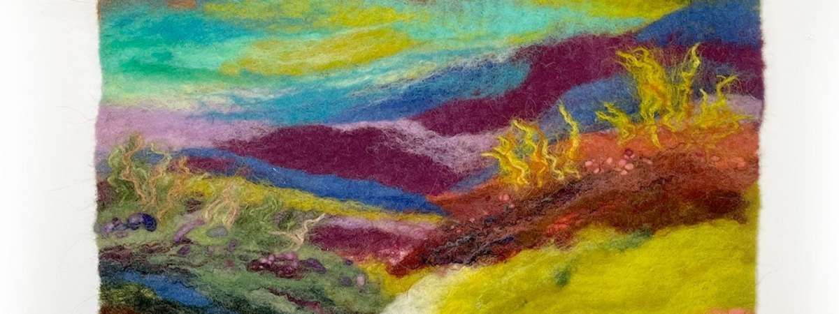 Wet-Felted Spring Landscape Workshop