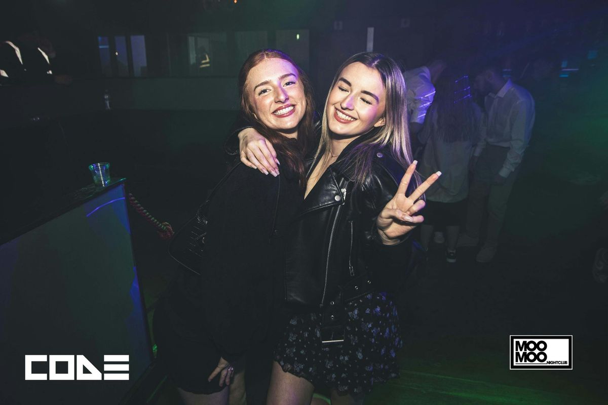 CODE Friday 10th July At MooMoo!