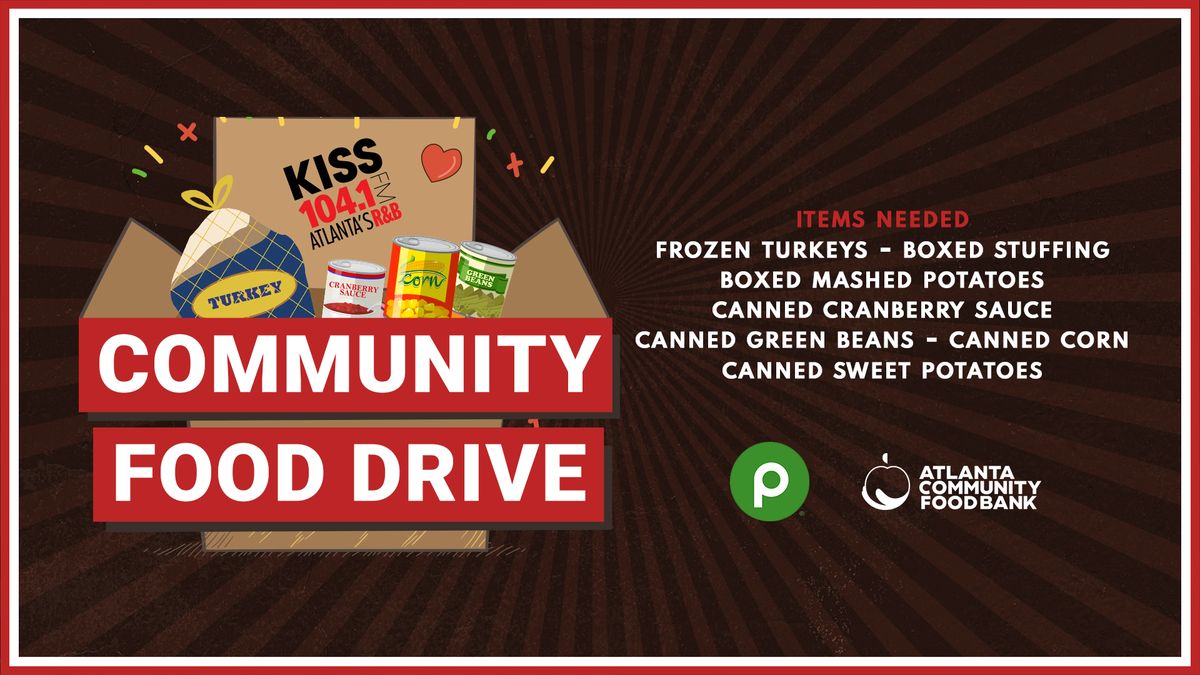 KISS 104.1 Community Food Drive