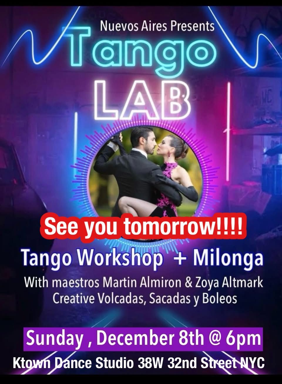 TANGO LAB    Workshop + Milonga 