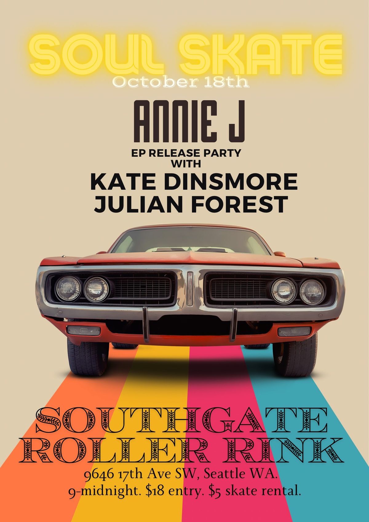 Annie J EP Release Party with Kate Dinsmore and Julian Forest