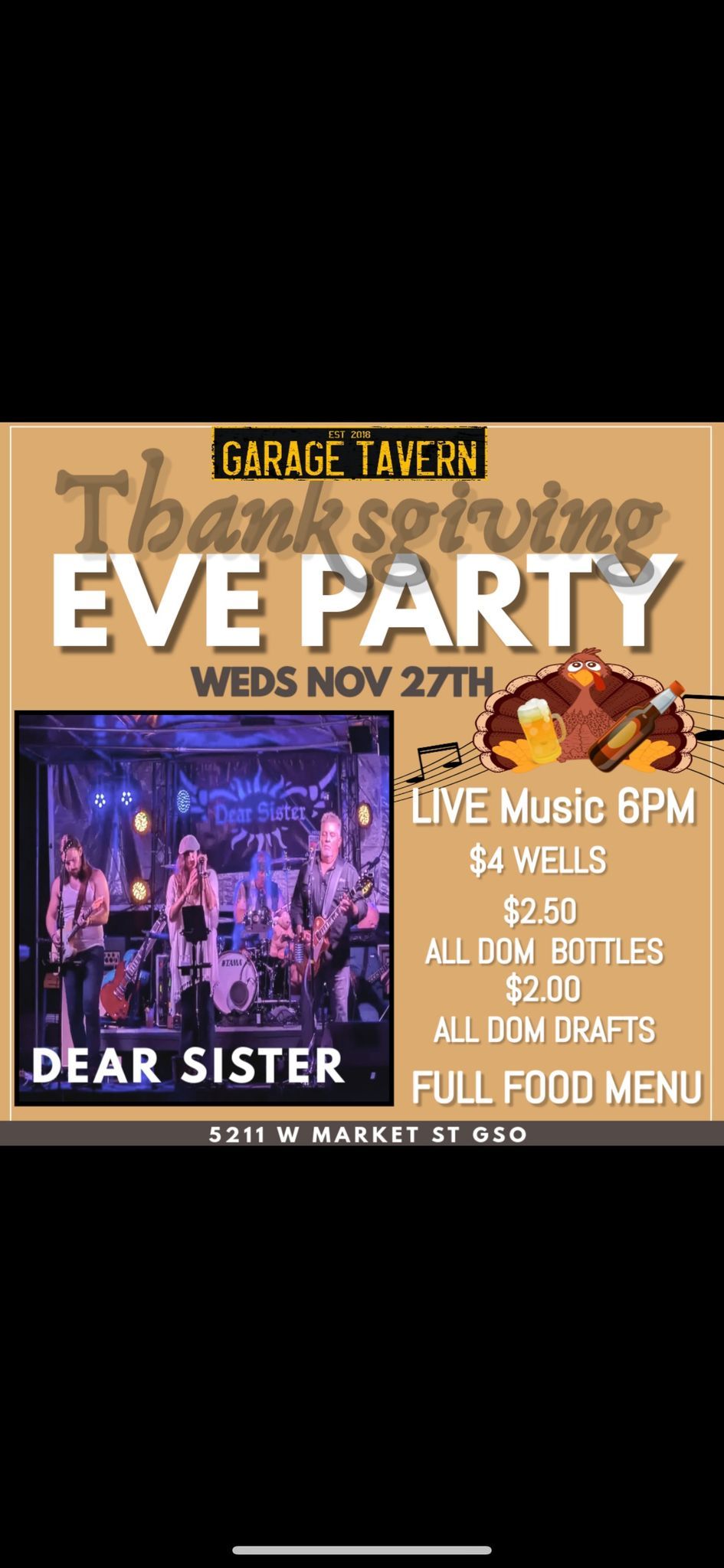 THANKS"EVE" PARTY @ Garage Tavern