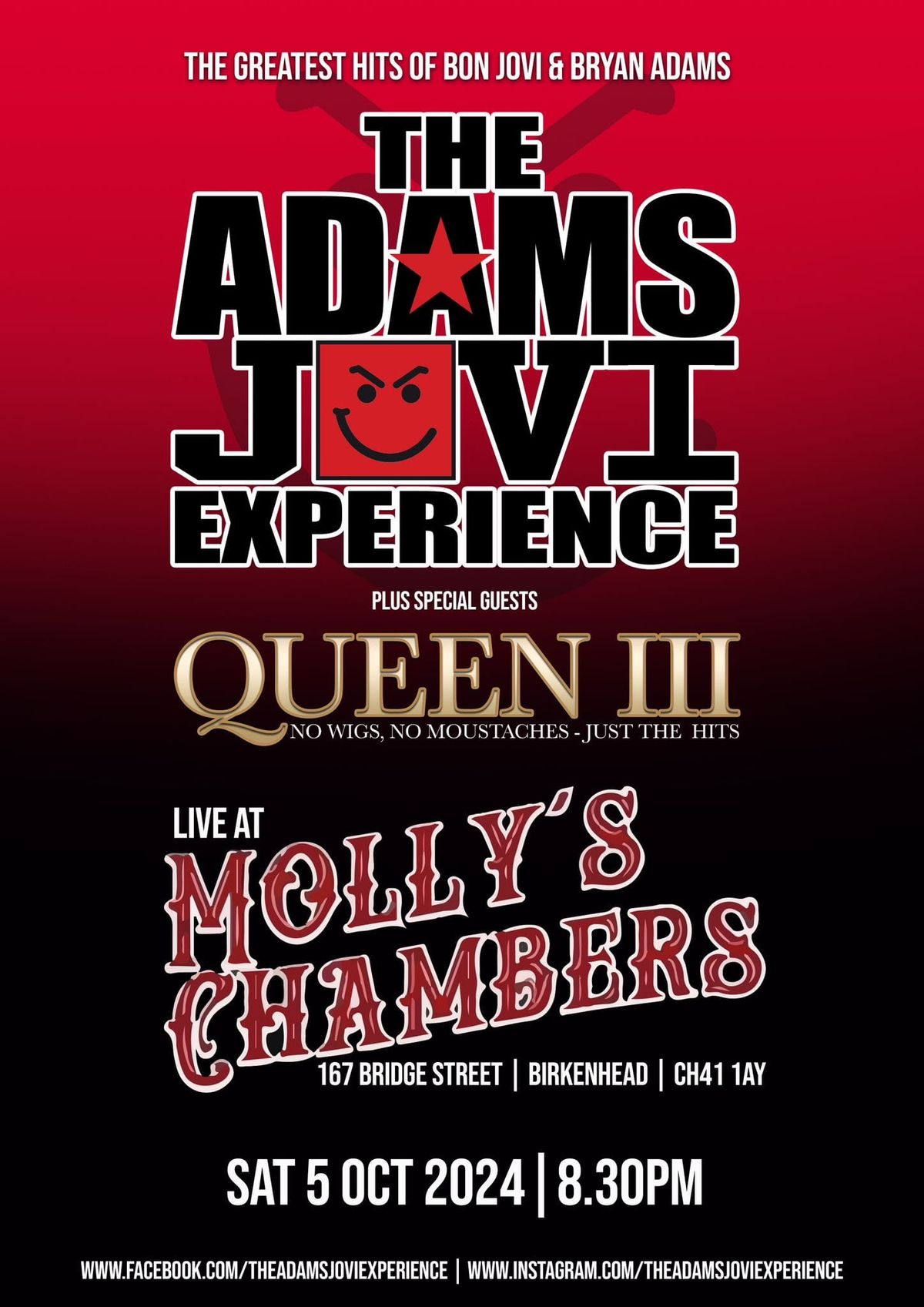 The Adams Jovi Experience plus Queen III